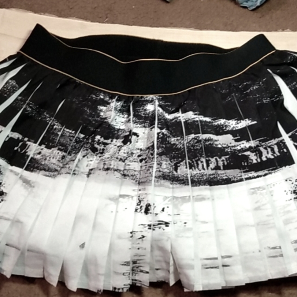 Adidas water print holographic skirt